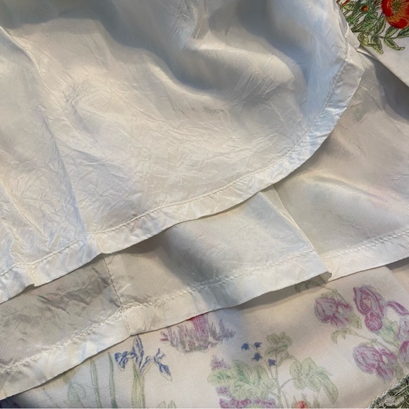 Vintage 90’s Geiger Floral & Bug Skirt 100% Cotton Absolutely Gorgeous Size 6/S - Picture 3 of 13